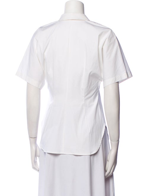 The Row Short Sleeve Button-Up Top