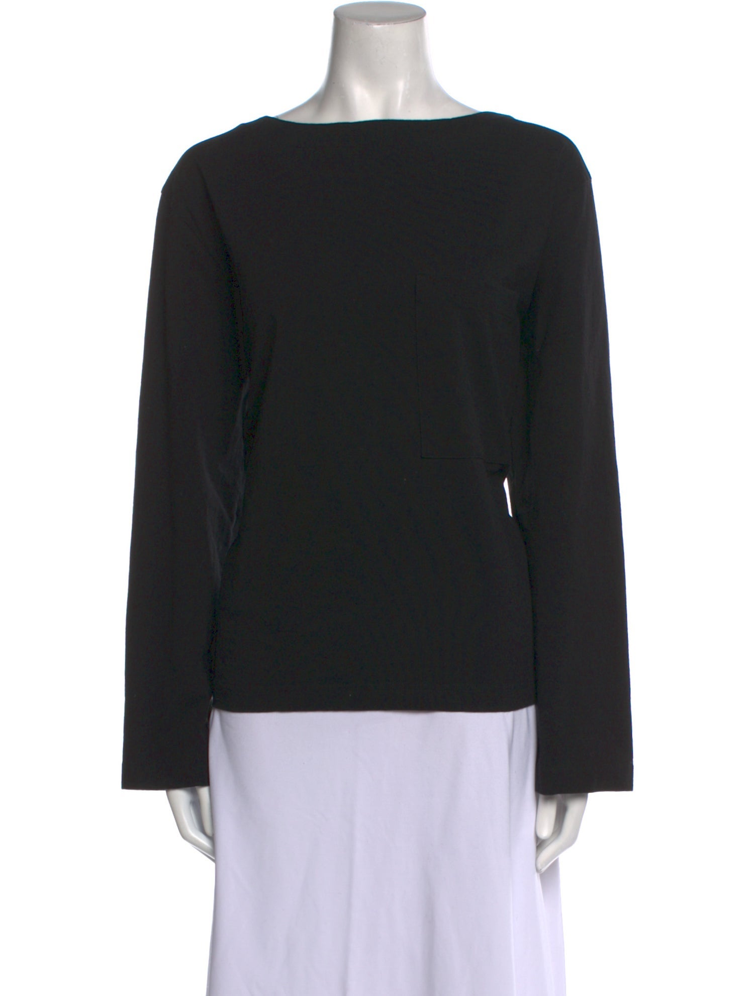 The Row Bateau Neckline Long Sleeve Sweatshirt