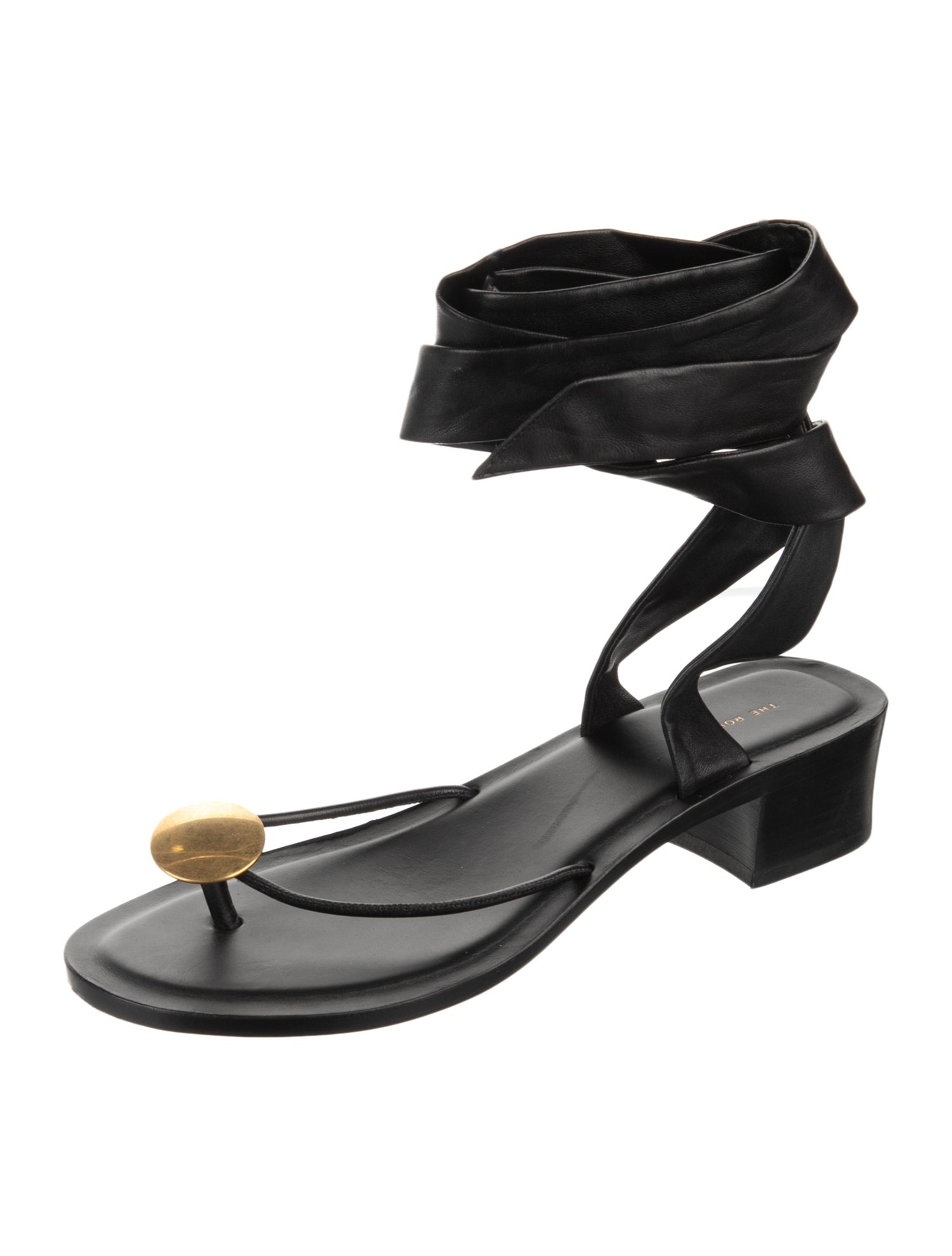 The Row Leather Sandals