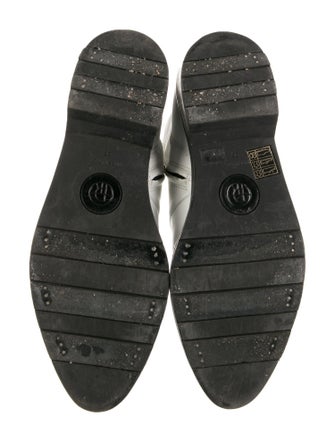 The Row Fara Leather Combat Boots