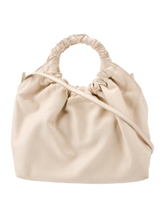 The Row Leather Top Handle Bag