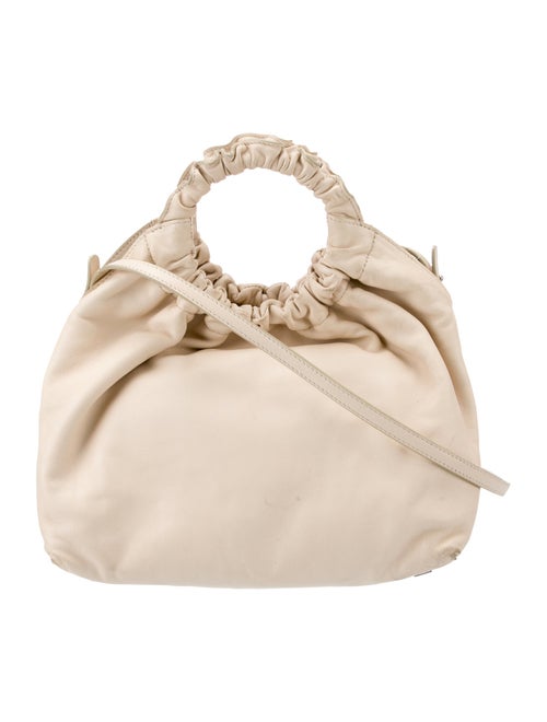 The Row Leather Top Handle Bag