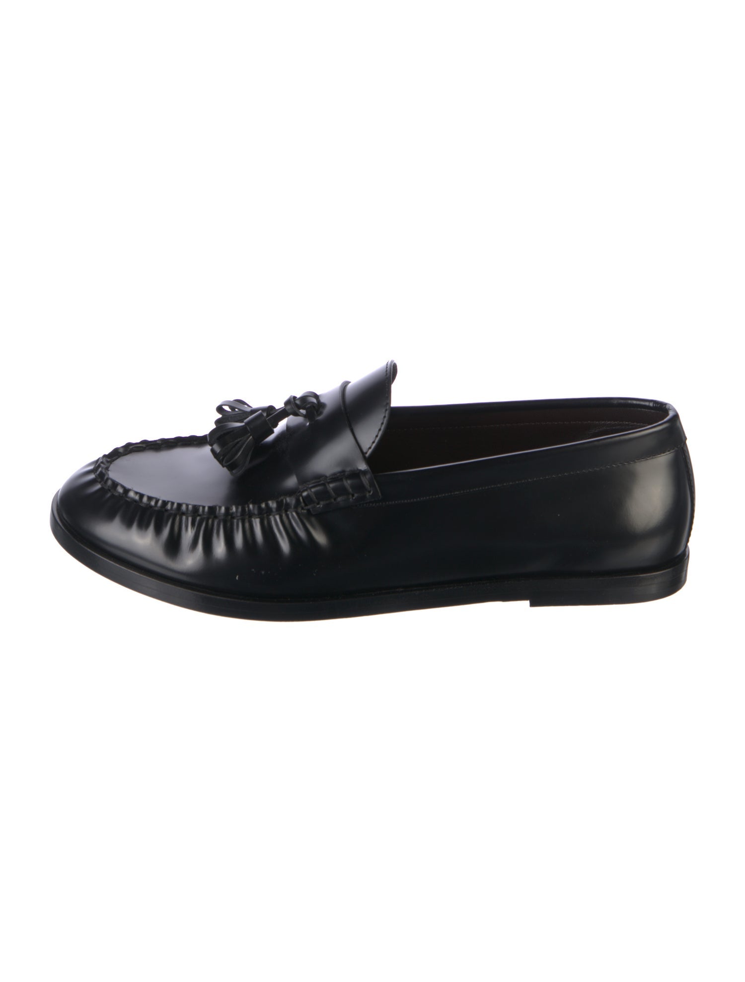 The Row Tassel Boyfriend Leather Loafers