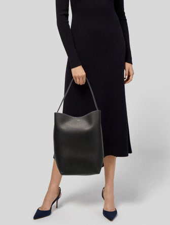 The Row Leather Bucket Bag