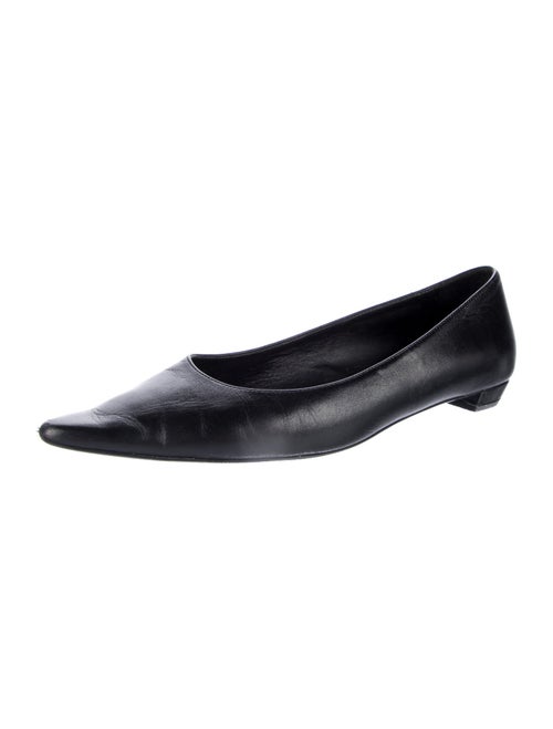 The Row Leather Ballet Flats