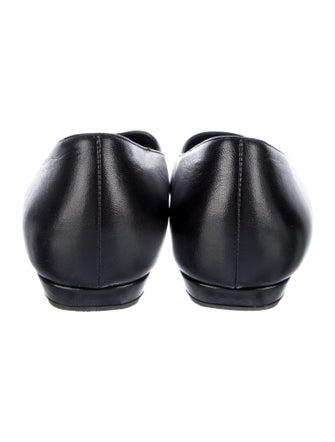 The Row Leather Ballet Flats