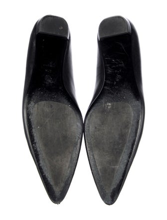 The Row Leather Ballet Flats