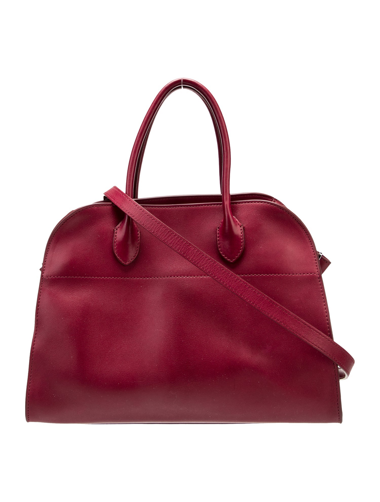 The Row Leather Soft Margaux 12 Handle Bag