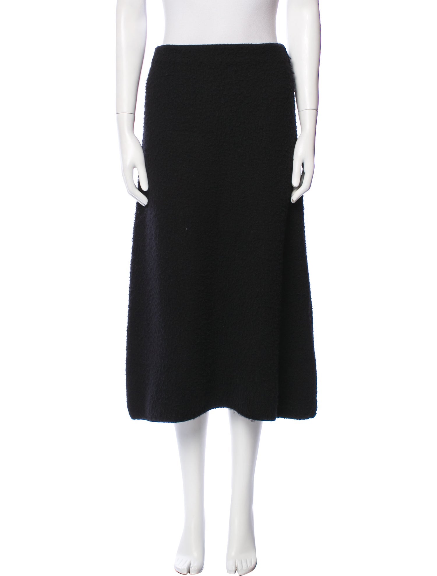 The Row Cashmere Midi Length Skirt