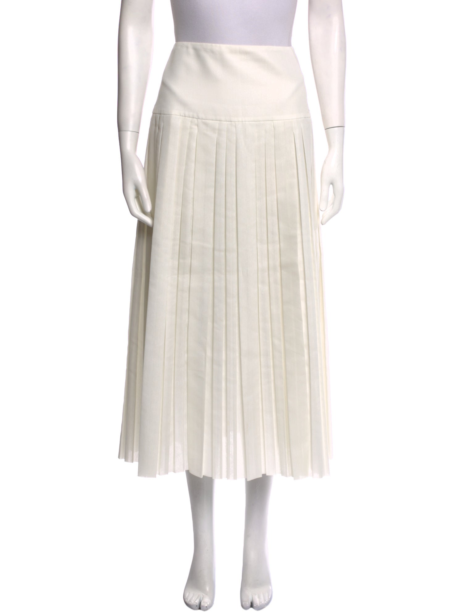 The Row Pleated Accents Midi Length Skirt
