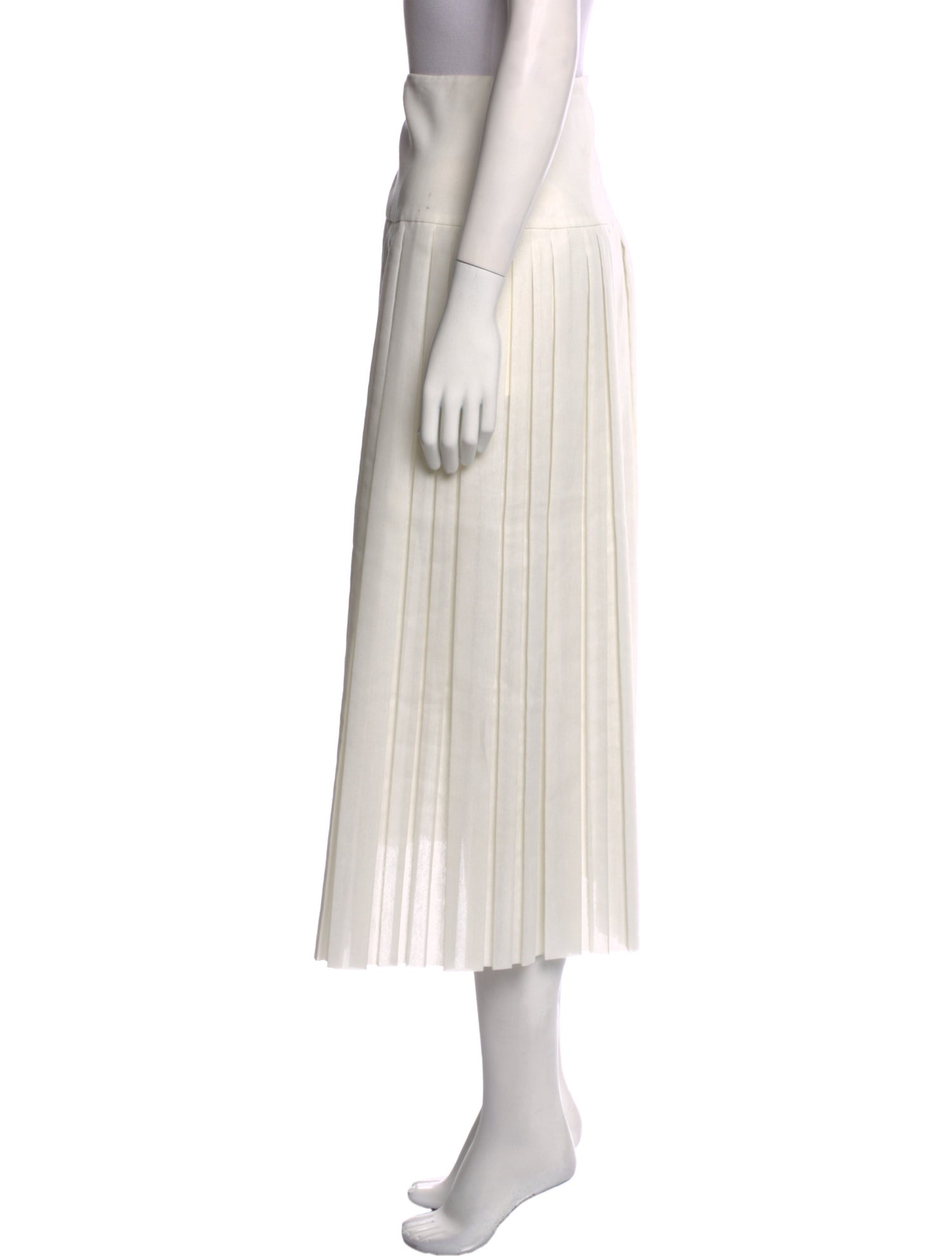 The Row Pleated Accents Midi Length Skirt