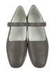 The Row Ava Leather Mary Jane Flats