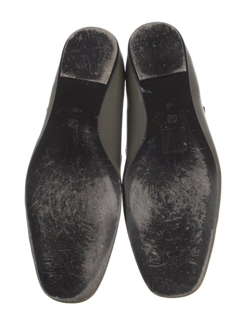 The Row Ava Leather Mary Jane Flats