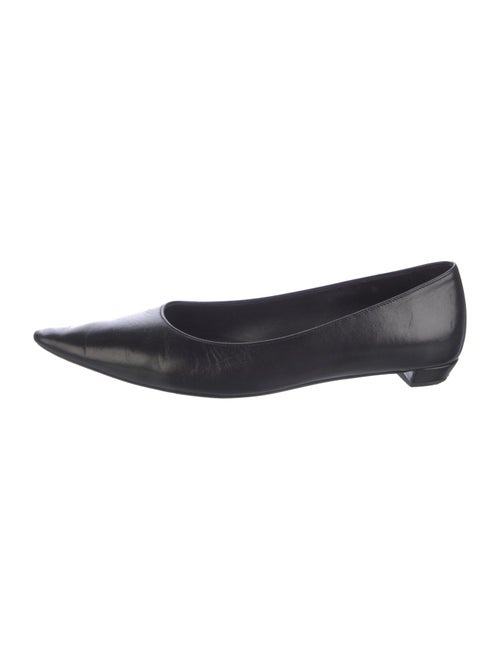 The Row Leather Ballet Flats
