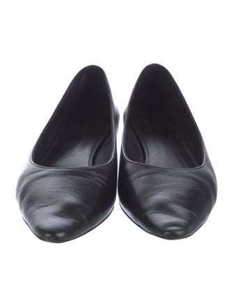 The Row Leather Ballet Flats