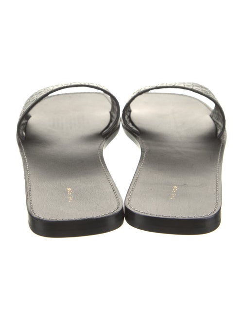 The Row Link Leather Slides