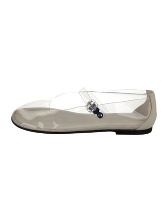 The Row PVC Mary Jane Flats