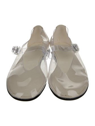 The Row PVC Mary Jane Flats