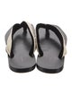 The Row Swan Canvas Flip Flops