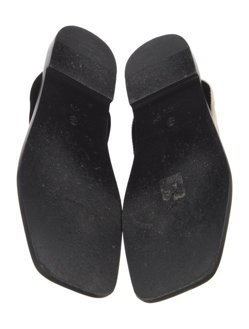 The Row Swan Canvas Flip Flops