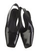 The Row Leather Slingback Flats