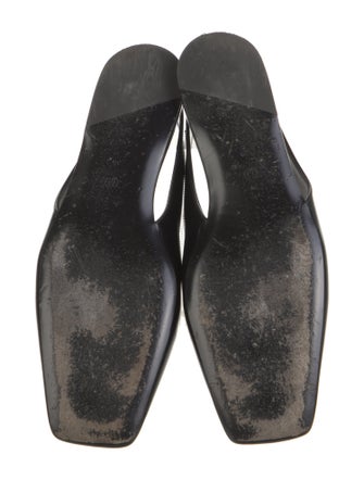 The Row Leather Slingback Flats