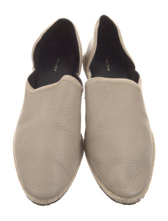 The Row Friulane Leather D'Orsay Flats