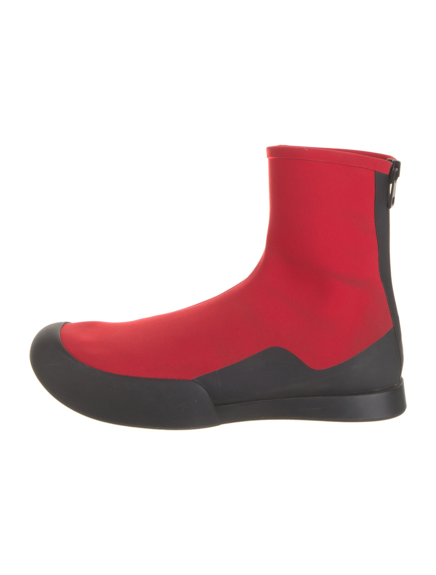 The Row Neoprene Colorblock Pattern Chelsea Boots