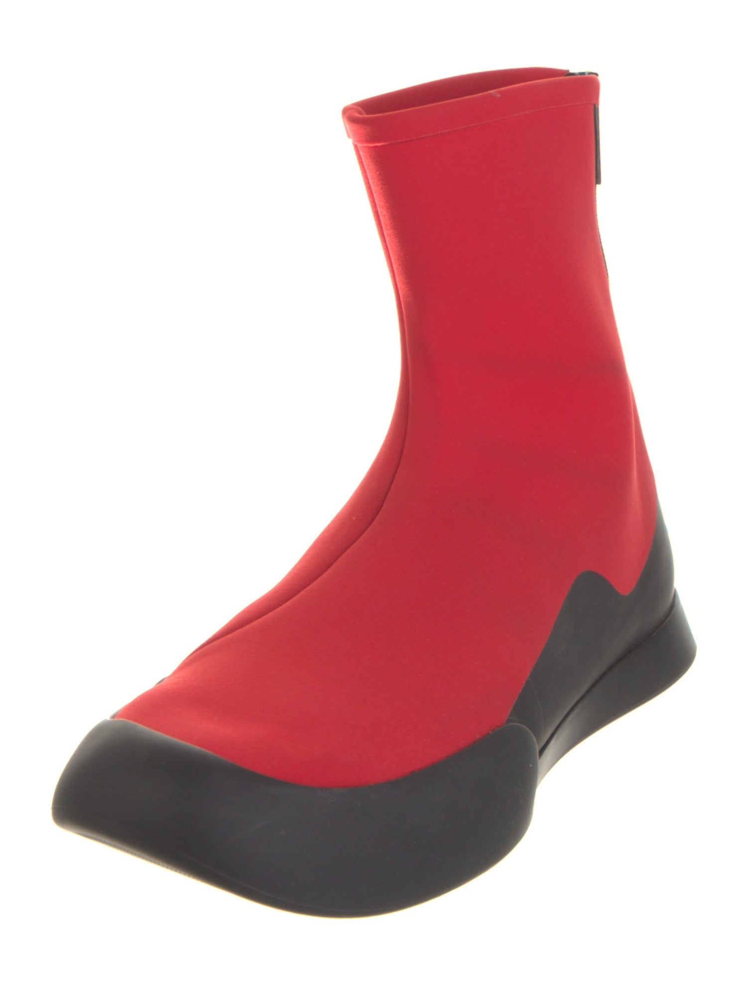 The Row Neoprene Colorblock Pattern Chelsea Boots