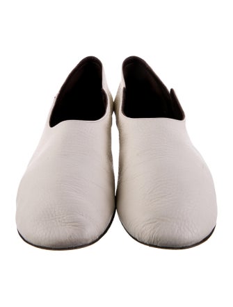 The Row Leather Flats