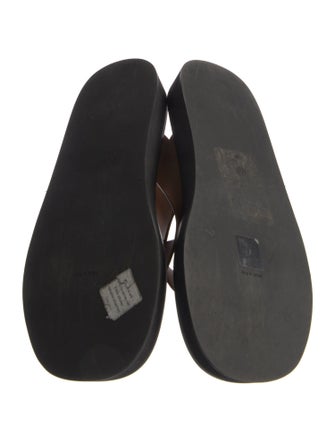 The Row Ginza Leather Slides