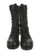 The Row Patty Leather Combat Boots