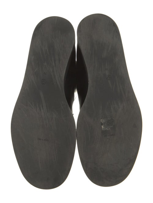 The Row Patty Leather Combat Boots