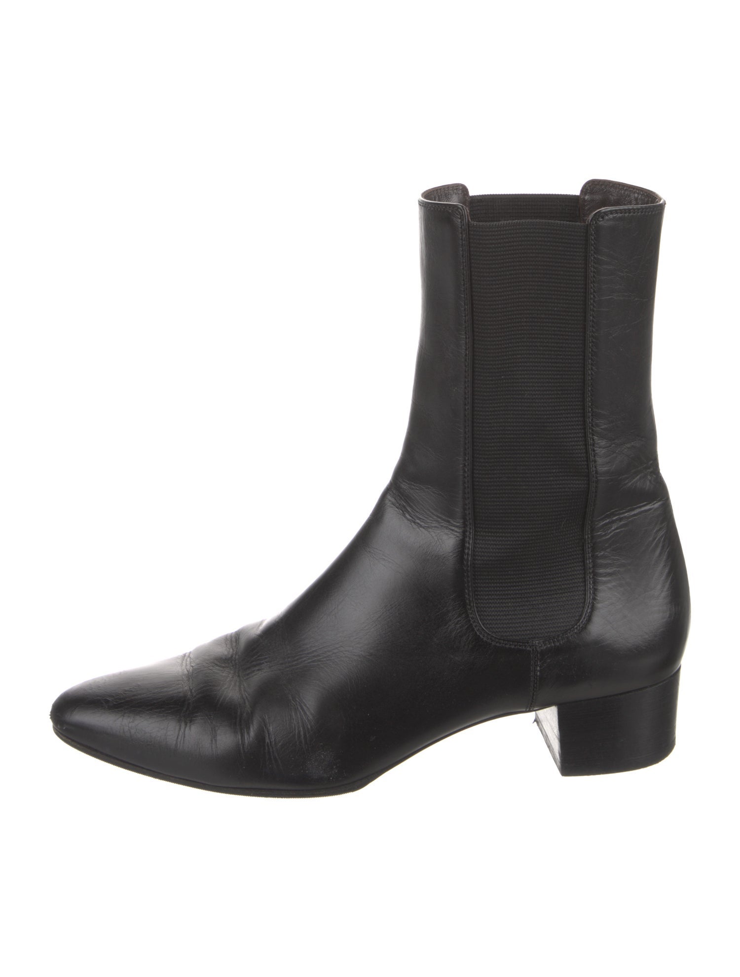 The Row Leather Chelsea Boots