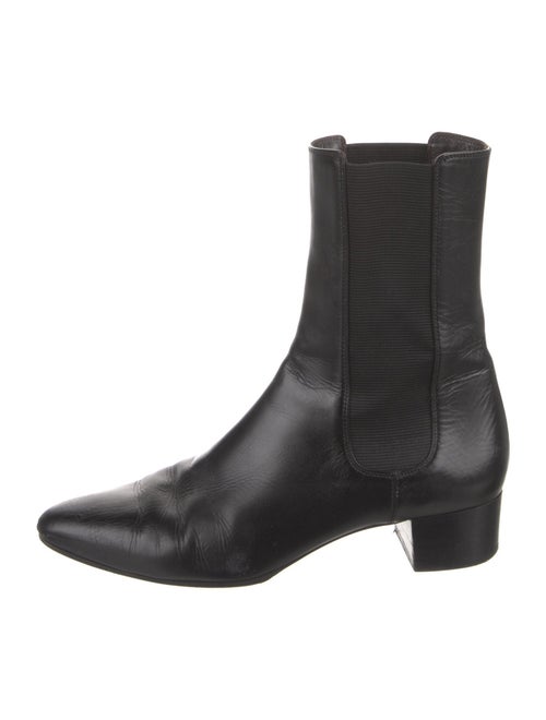 The Row Leather Chelsea Boots