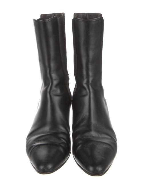 The Row Leather Chelsea Boots