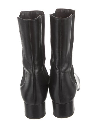 The Row Leather Chelsea Boots