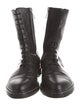 The Row Fara Leather Combat Boots