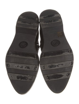 The Row Fara Leather Combat Boots