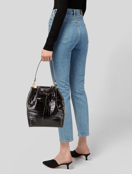 The Row Crocodile Bucket Bag