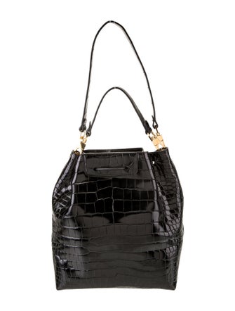 The Row Crocodile Bucket Bag