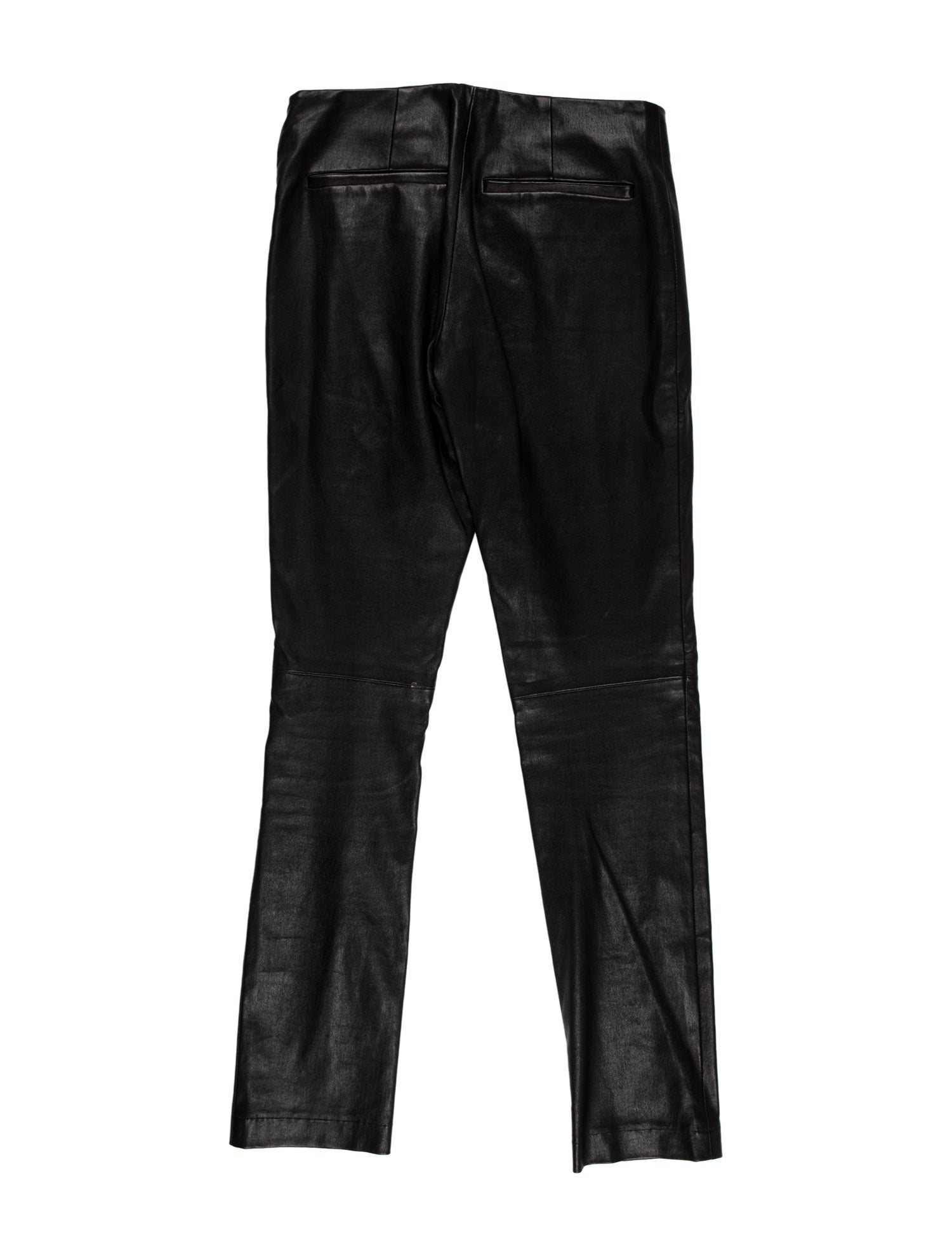 The Row Leather Skinny Leg Pants