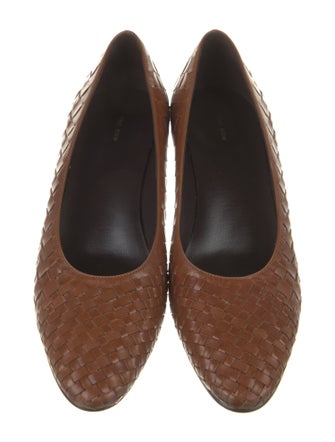 The Row Charlotte Leather Pumps