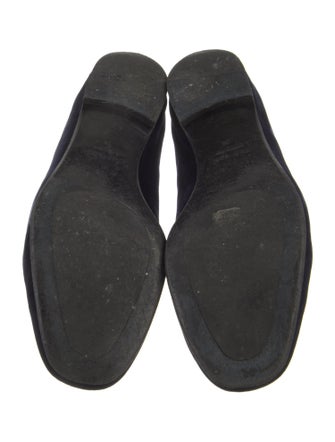 The Row Ava Mary Velvet Mary Jane Flats