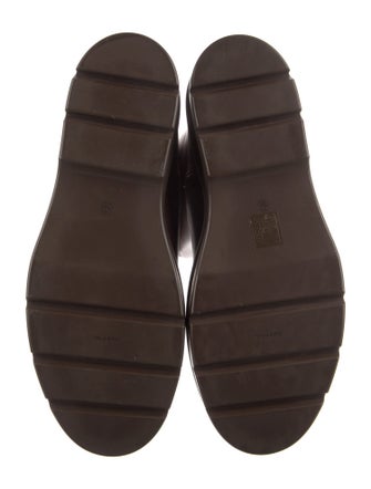 The Row Leather Rain Boots