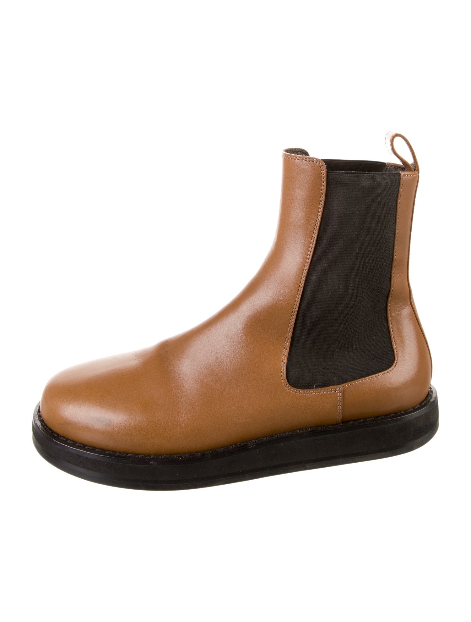 The Row Leather Chelsea Boots