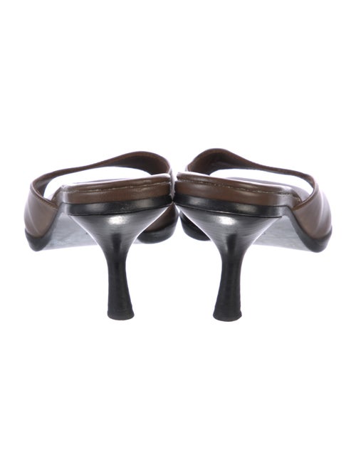 The Row Leather Slides