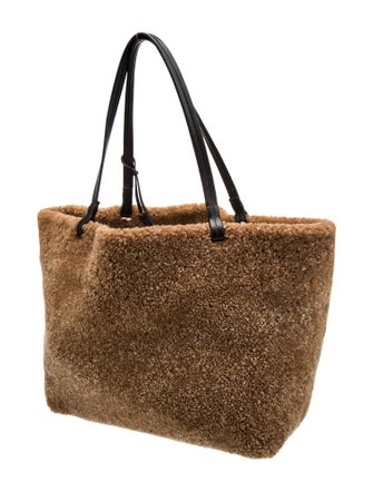 The Row Shearling Park Tote