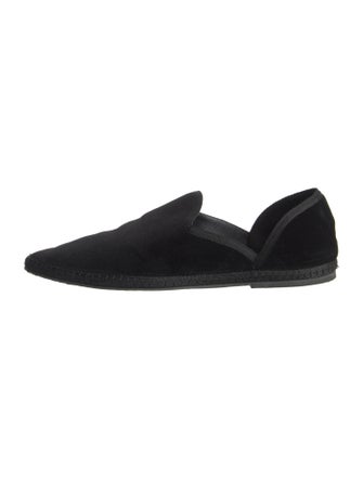 The Row Friulane Velvet D'Orsay Flats