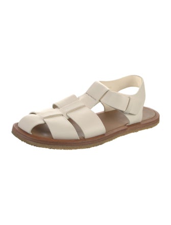 The Row Fisherman Leather Slides